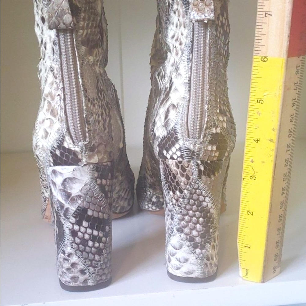 Alexandre Birman- Rachel Python Ankle Boots - Siz… - image 4